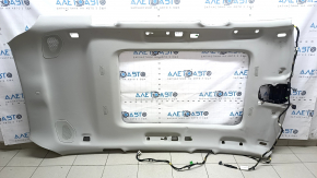 Volvo XC90 16-22 headliner for panoramic windows, for 2 rows, gray, with microphones and speaker grilles, dry-cleanable, creases