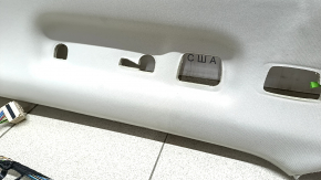 Volvo XC90 16-22 headliner for panoramic windows, for 2 rows, gray, with microphones and speaker grilles, dry-cleanable, creases