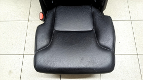 Rear seat left 2nd row Volvo XC90 16-22 black leather, for 2 rows, scratched