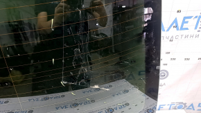 BMW 3 G20 19-26 rear window, non-factory tinted, scratches, glued