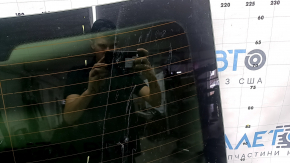 BMW 3 G20 19-26 rear window, non-factory tinted, scratches, glued
