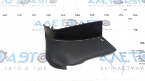 The left outer headlight cover for an Audi A4 B9 17-19 has a broken mount.