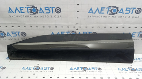 Lower front left door trim for Kia Sportage 23-26, structure with gray molding, X-Line, X-Pro, chips, scuffed