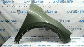 Front right fender Kia Sportage 23-25 with bracket, green JUG