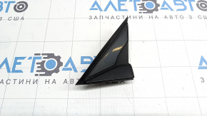 Triangle corner molding, front left, Kia Sportage 23-26, gloss black