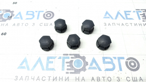 Wheel bolt cap plugs (5 pcs) Volvo XC60 18-26 dark gray
