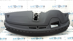 Volvo XC60 18-26 dashboard with AIRBAG, black leather, gray stitching, for projection, for cleaning