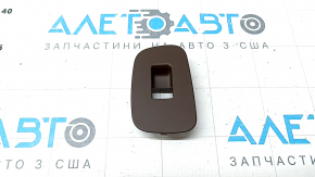 Volvo XC60 18-26 front right window lift control trim, brown