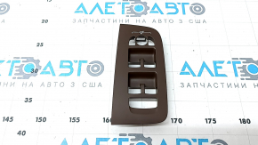 Volvo XC60 18-26 front left window lift control trim, brown