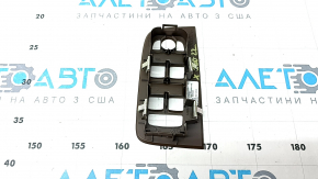 Volvo XC60 18-26 front left window lift control trim, brown