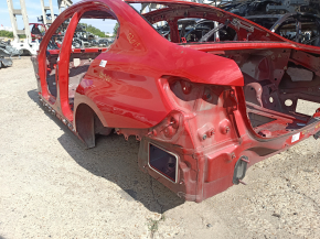 Quarter wing rear left BMW 3 G20 19-26 on the body, red, bumper