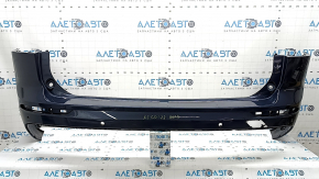 Volvo XC60 22-26 bare rear bumper with parking sensors, BSM, and park assist, blue
