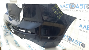 Volvo XC60 22-26 bare rear bumper with parking sensors, BSM, and park assist, blue