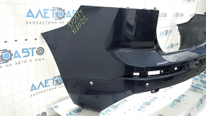 Volvo XC60 22-26 bare rear bumper with parking sensors, BSM, and park assist, blue
