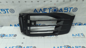 Front bumper grille left Audi Q7 20-26 structure, for parking sensors