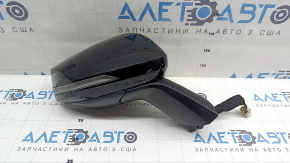 Right side mirror assembly Kia Sportage 23-26, 8 pins, turn signal, heated, BSM, gloss black + texture