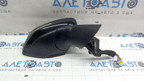 Right side mirror assembly Kia Sportage 23-26, 8 pins, turn signal, heated, BSM, gloss black + texture