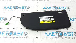 Right sun visor for Volvo XC60 18-26, black, without hook, with backlight