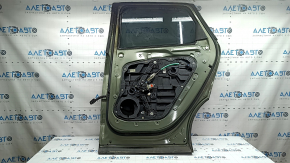 Rear right door assembly Kia Sportage 23-26 green JUG, seals melted, covered in soot