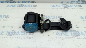 Kia Sportage 23-26 black driver's seat belt with black fastener, USA, melted, covered in soot