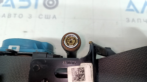 Kia Sportage 23-26 black driver's seat belt with black fastener, USA, melted, covered in soot