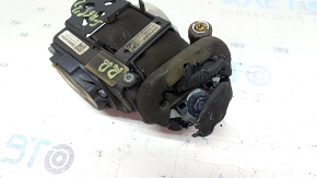 Seat belt 2 row right with squib for Kia Sportage 23-25, black with black fastening, melted, covered in soot
