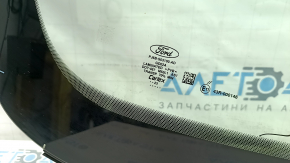 Ford Escape MK4 23-26 windshield with rain sensor, no heated chamber, glue stuck on, bracket melted, sooty