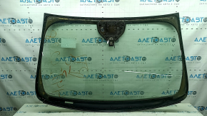 Ford Escape MK4 23-26 windshield with rain sensor, no heated chamber, glue stuck on, bracket melted, sooty