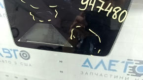 Kia Sportage 23-25 windshield under the humidity sensor and camera, air along the edge, torn seal, air under the trim, melted bracket, covered in soot 