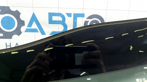 Kia Sportage 23-25 windshield under the humidity sensor and camera, air along the edge, torn seal, air under the trim, melted bracket, covered in soot 