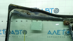 Kia Sportage 23-25 windshield under the humidity sensor and camera, air along the edge, torn seal, air under the trim, melted bracket, covered in soot 