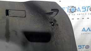 Right arch trim for Kia Sportage 23-26, black, missing hook, melted, scratched, sooty, broken mount