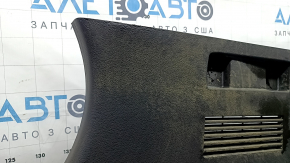 Right arch trim for Kia Sportage 23-26, black, missing hook, melted, scratched, sooty, broken mount