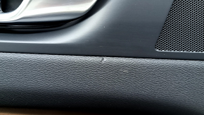 Door trim, rear left, Volvo XC60 18-26, black, armrest and insert, Nappa leather, brown, with overlay, bumpers, broken fastening
