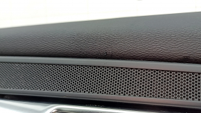 Door trim panel rear right Volvo XC60 18-26 black, armrest and insert Nappa leather brown, with overlay, scratches