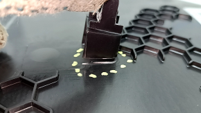 Volvo XC60 18-26 black front right center console side trim, broken mount