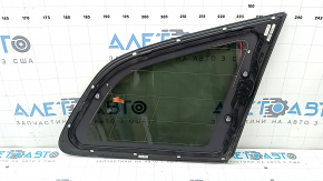 Rear left window, blind glass, Volvo XC60 18-26, without TV tuner, with antenna, tinted, with chrome molding, Pilkington