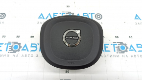 Black steering wheel airbag for the driver's side of the Volvo XC60 18-26.