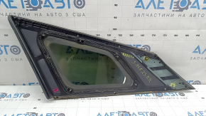 Rear right window, blind glass, Kia Sportage 23-26, matte black, tinted, seal melted
