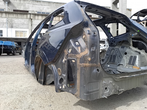 Quarter wing rear left Volvo XC60 18-24 on the body, blue