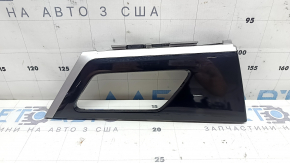 Mitsubishi Outlander 22-23 rear left door trim panel, glossy black with chrome, scratches