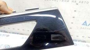 Mitsubishi Outlander 22-23 rear left door trim panel, glossy black with chrome, scratches