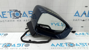 Right side mirror assembly for Volvo XC60 18-26, 15+5 pins, camera, turn signal, auto-dimming, heated, BSM, blue