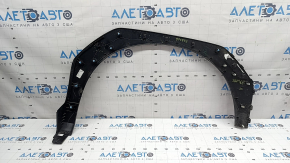 Front left fender arch trim for Hyundai Santa Fe 2020-2021, black, without automatic parking, with reflector, cracked fasteners