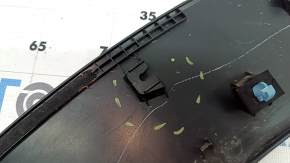 Front left fender arch trim for Hyundai Santa Fe 2020-2021, black, without automatic parking, with reflector, cracked fasteners