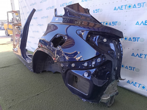 Quarter wing rear left Lexus RX350 RX450h 16-22 under BSM, sawed off, with central pillar, blue