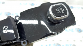 Start/stop switch, handbrake button Volvo XC60 22-26, glossy black, scratches