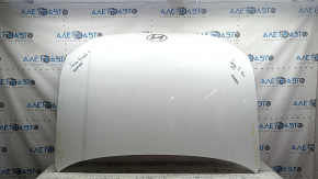 Hyundai Santa Fe 24-26 steel hood with emblem, white W6H