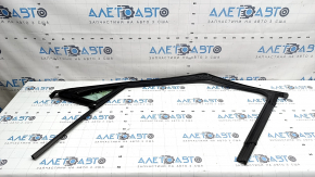 Door glass triangle with seal, front right Hyundai Santa Fe 24-26, seal cracked