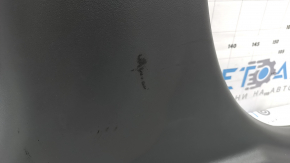 Lower left center pillar trim for Hyundai Santa Fe 24-26, dark gray, scratched, broken guide